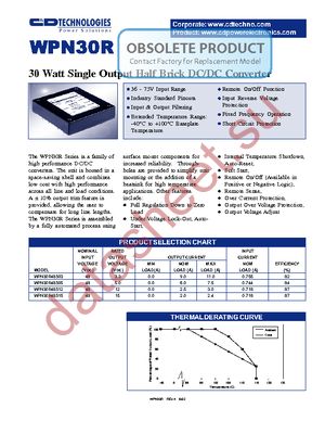 WPN30R48S03-1 datasheet  